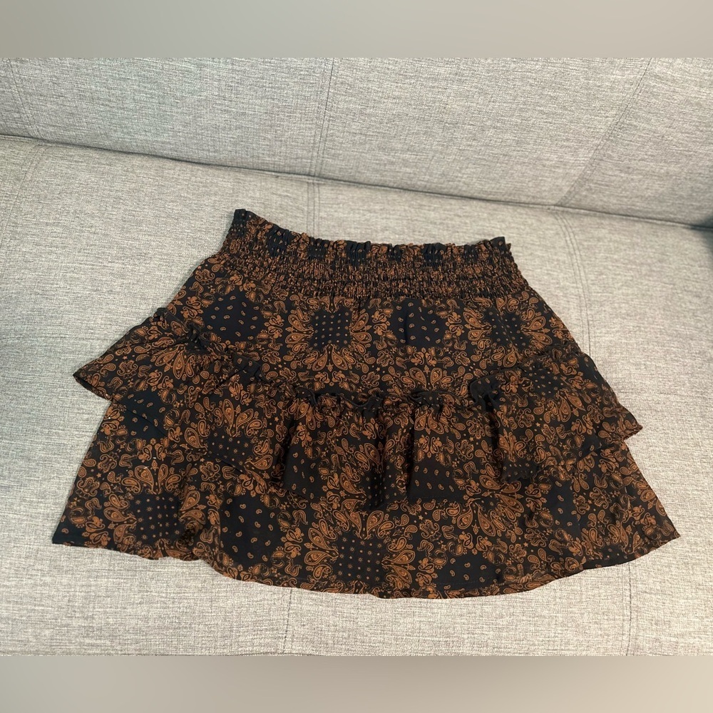 Altar’d State Paisley Smocked Mini Skirt Size Medium Boho NWT - Picture 7 of 7